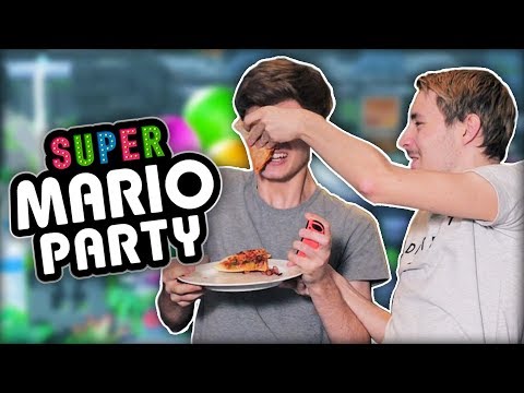 LINK DUWT PIZZA IN MIJN GEZICHT! | Super Mario Party met LinkTijger, Joost en Pascal