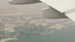 Abu Dhabi. View from an Airbus plane.