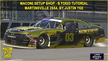 iRacing Maconi B-Fixed Martinsville Guide to Qualifying and Race 25S4