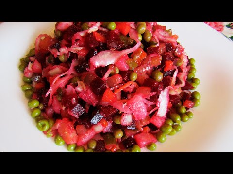 ВИНЕГРЕТ Классический / Очень Вкусно, Просто и Полезно! Рецепт с Квашенной Капустой!