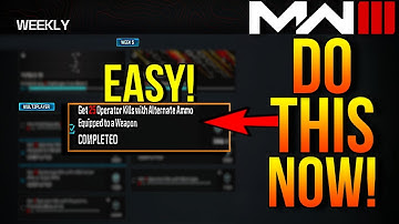 *EASY!* How To Get 25 Kills With ALTERNATE AMMO Equipped in MW3!
