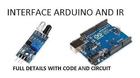 interfacing Arduino with IR sensor