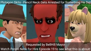 Plotagon Skits - Pencil Neck Gets Arrested for Something He Did