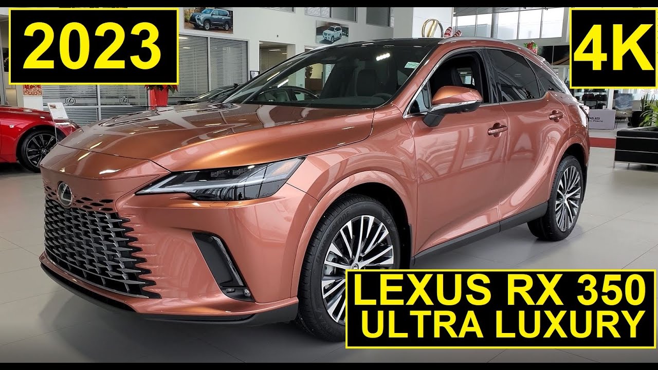 2023 Lexus Rx 350 Ultra Luxury In Copper Crest Interior And Exterior View -  Youtube