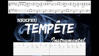 Nekfeu - Tempête Instrumental Piano Guitare Tablatures (Sans Paroles) FEU Bird TADIKWA RAP FREE HD