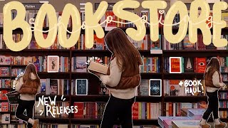 *cozy* bookstore vlog ✨📖☕️ spend the day book shopping at barnes \& noble with me + a big book haul!