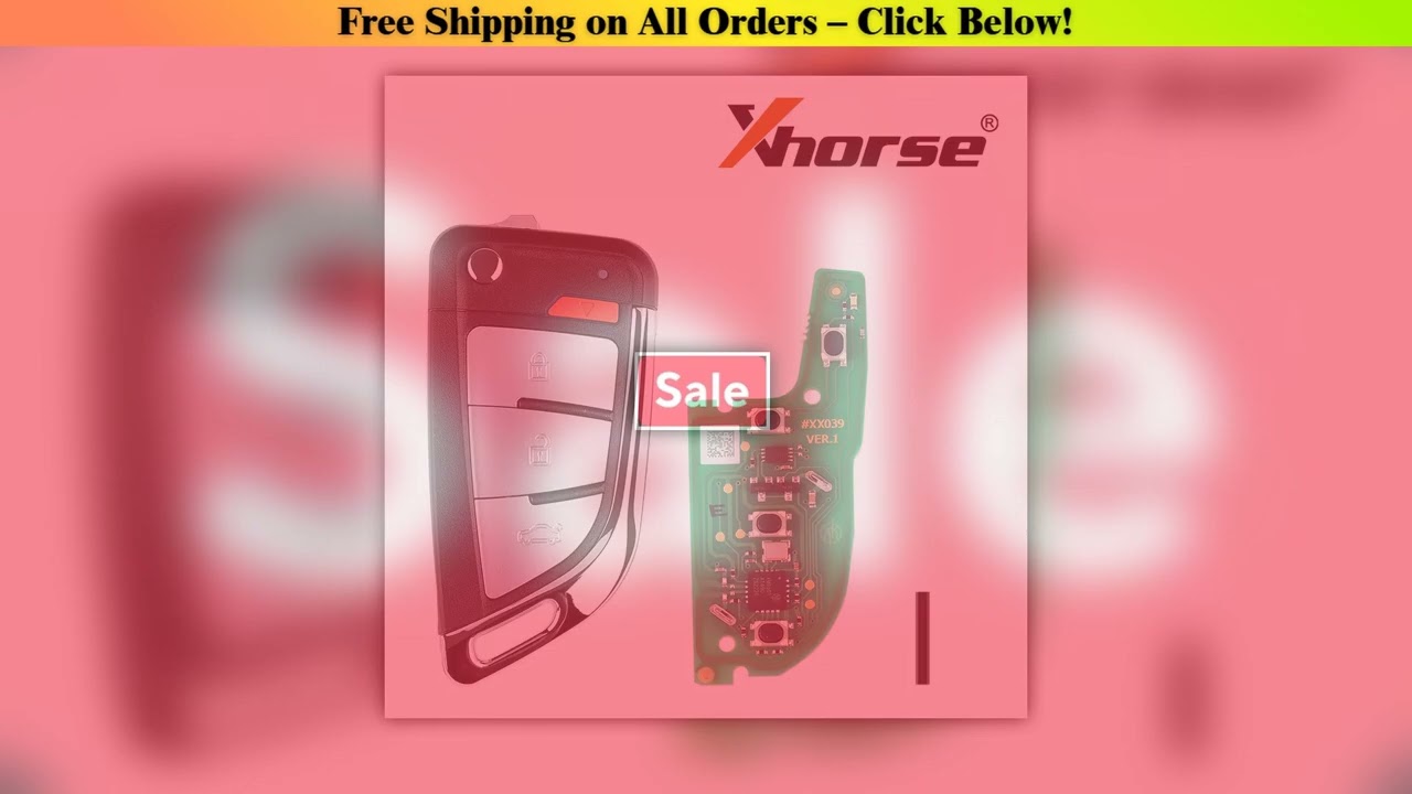5 Pieces Xhorse VVDI XE Series Remote Key with Super Chip XEMQB1EN XEDS01EN XEFO01EN