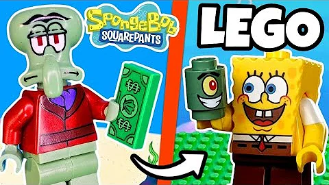 I made Every LEGO SPONGEBOB Minifigure…