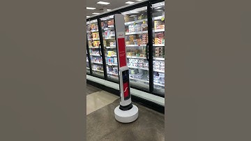 Inventory-checking robot at Schnucks….a bit unsettling!