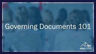 HOALiving 2021 -  Governing Documents