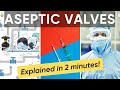 Aseptic Valves  in Pharmaceutical Industry | Free GMP CQV Training Course 2025