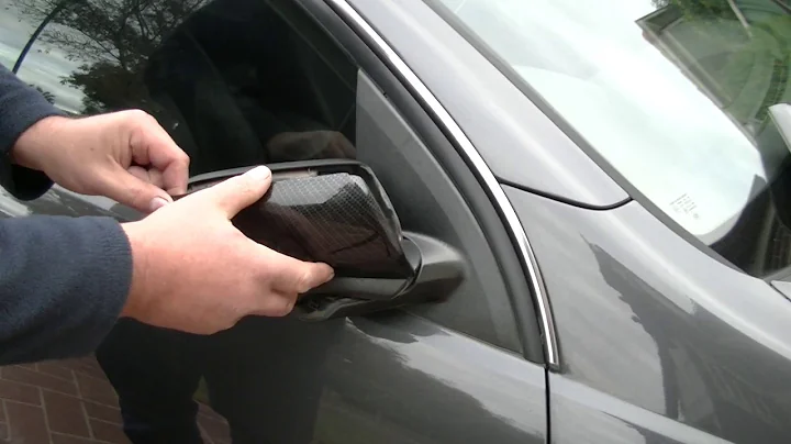 ve  wm  vf commodore  carbon fiber mirror cover install