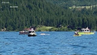 Initial reports say 8 people involved in plane crash above Lake Coeur d’Alene. Two confirmed dead