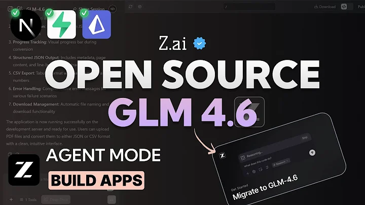 GLM-4.6 Agent Mode Just Killed Every AI App Builder (it's FREE)