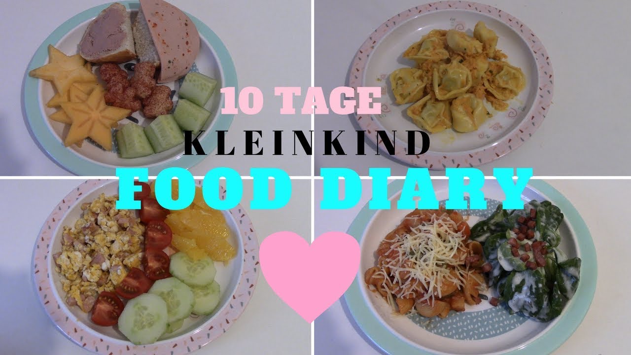 KLEINKIND FOOD DIARY mit Rezeptideen | realistisches FOOD DIARY | MAMILIFE | #fooddiary