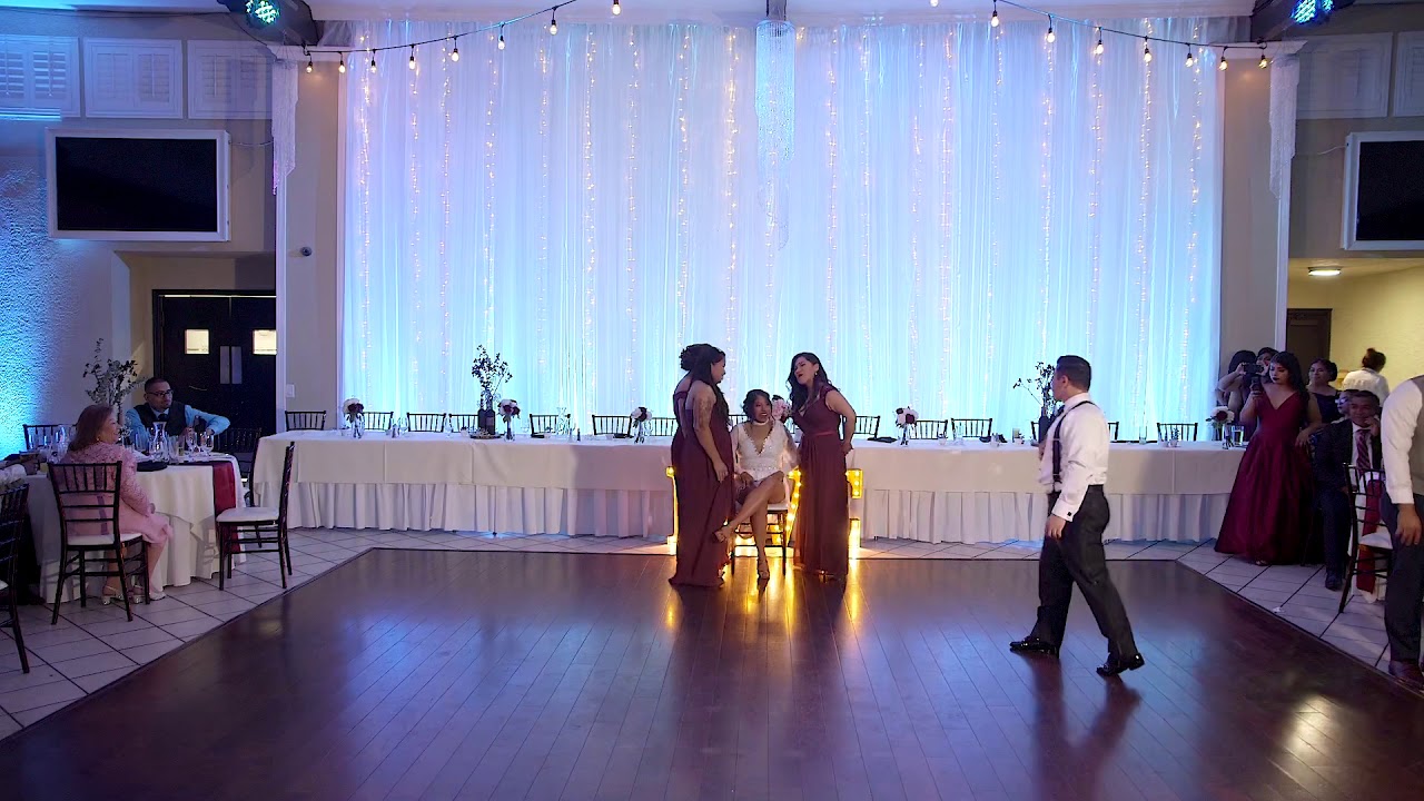 The Grove Wedding, Las Vegas Nevada Esther & Michael Surprise Wedding Dance 2019