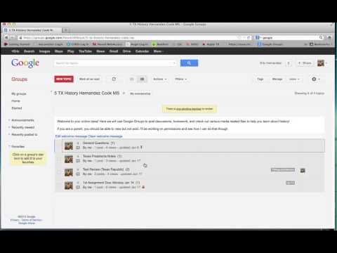 Login to Google Groups