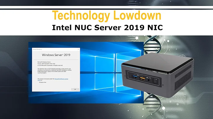 Instala el controlador de red de Intel en Microsoft Server 2019