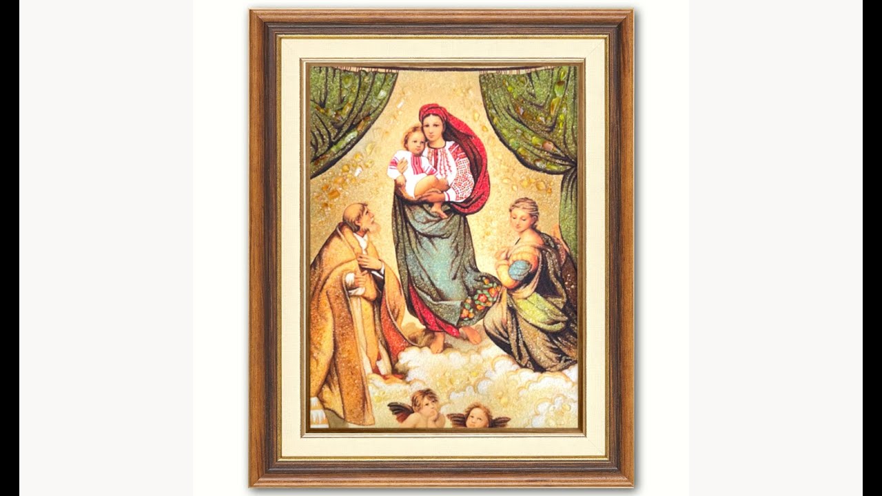 Ікона бісером різдво