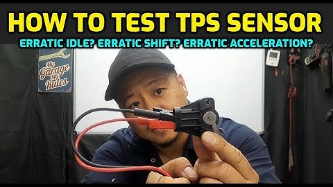 HOW TO TEST TPS SENSOR (THROTTLE POSITION SENSOR) WITH A MULTIMETER P0120 P0121 P0122 P0123 P0124
