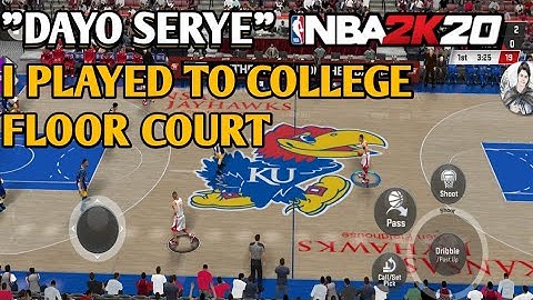 NBA 2K20 MOBILE - College floor court tutorial
