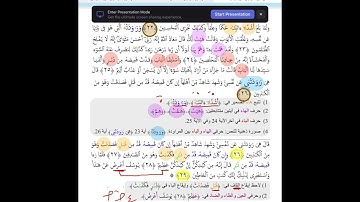 ربط وفهم ايات سوره (يوسف) الجزء الثانى من الأيه رقم (٢٢)الى الأيه رقم (٣٧) والمتشابهات 🌷🌺💐🌹