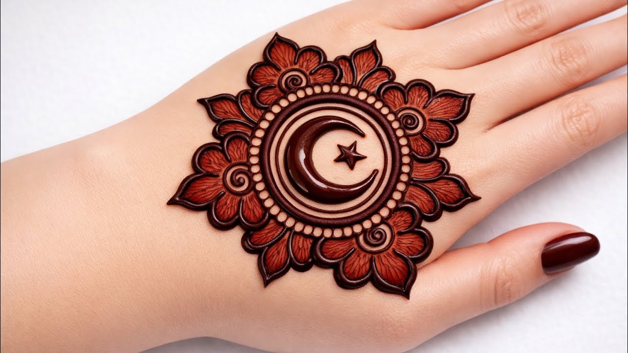 ✨ Latest Eid Mehendi Design Step by Step | Simple Back Hand Mehndi Tutorial