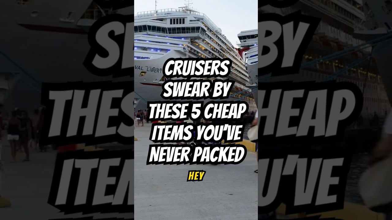 Surprising Cruise Essentials You’ll Wish You Packed #cruisetravel #travel #cruiseship #cruisehacks