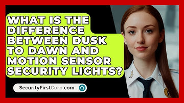 What Is The Difference Between Dusk To Dawn And Motion Sensor Security Lights?
