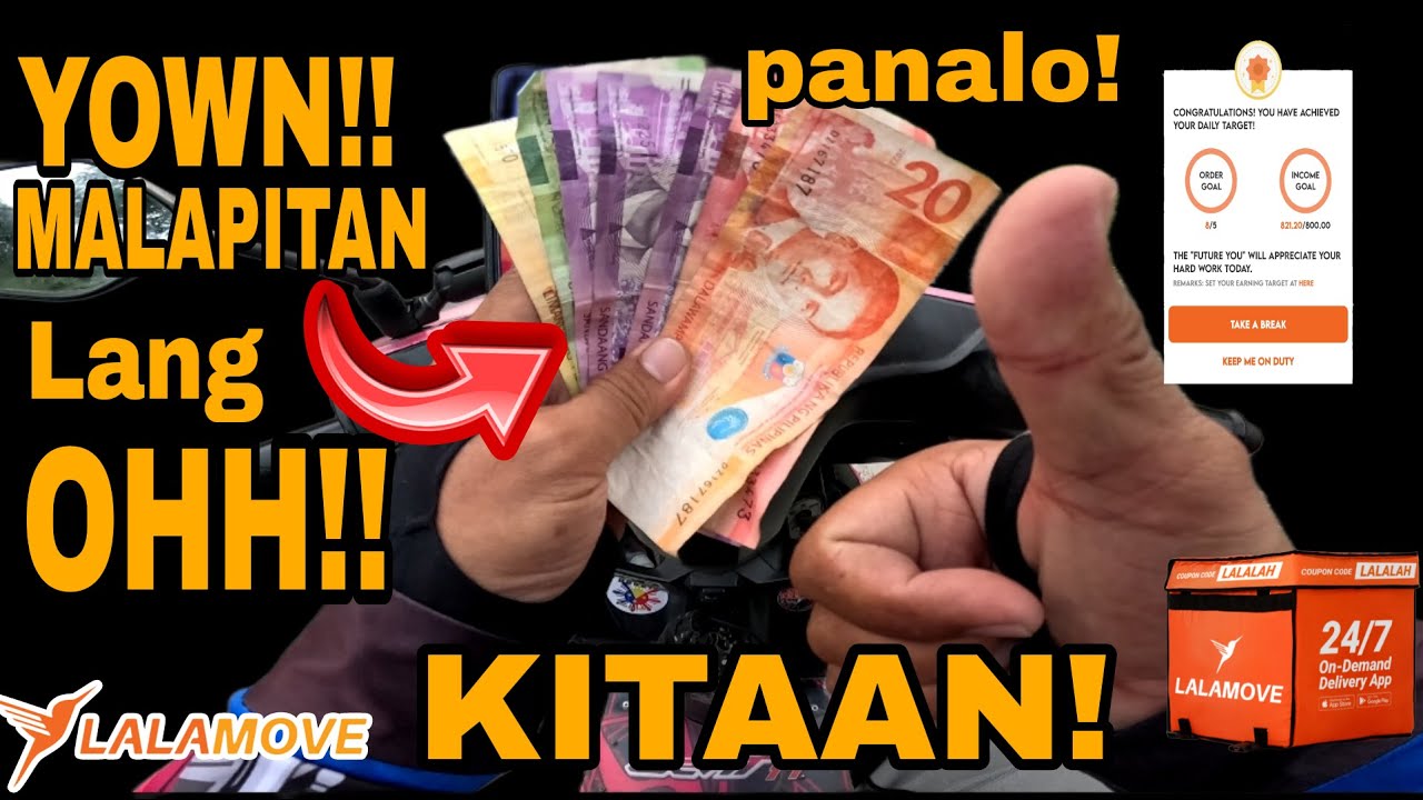 LALAMOVE:KITAAN NG MALAPITAN BYAHE,WAG KANA LUMAYO PA👍