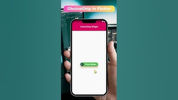 Flutter Choice Chip  #flutter #shorts