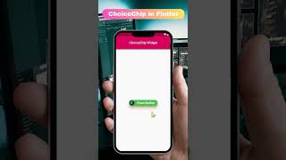 Flutter Choice Chip  #flutter #shorts