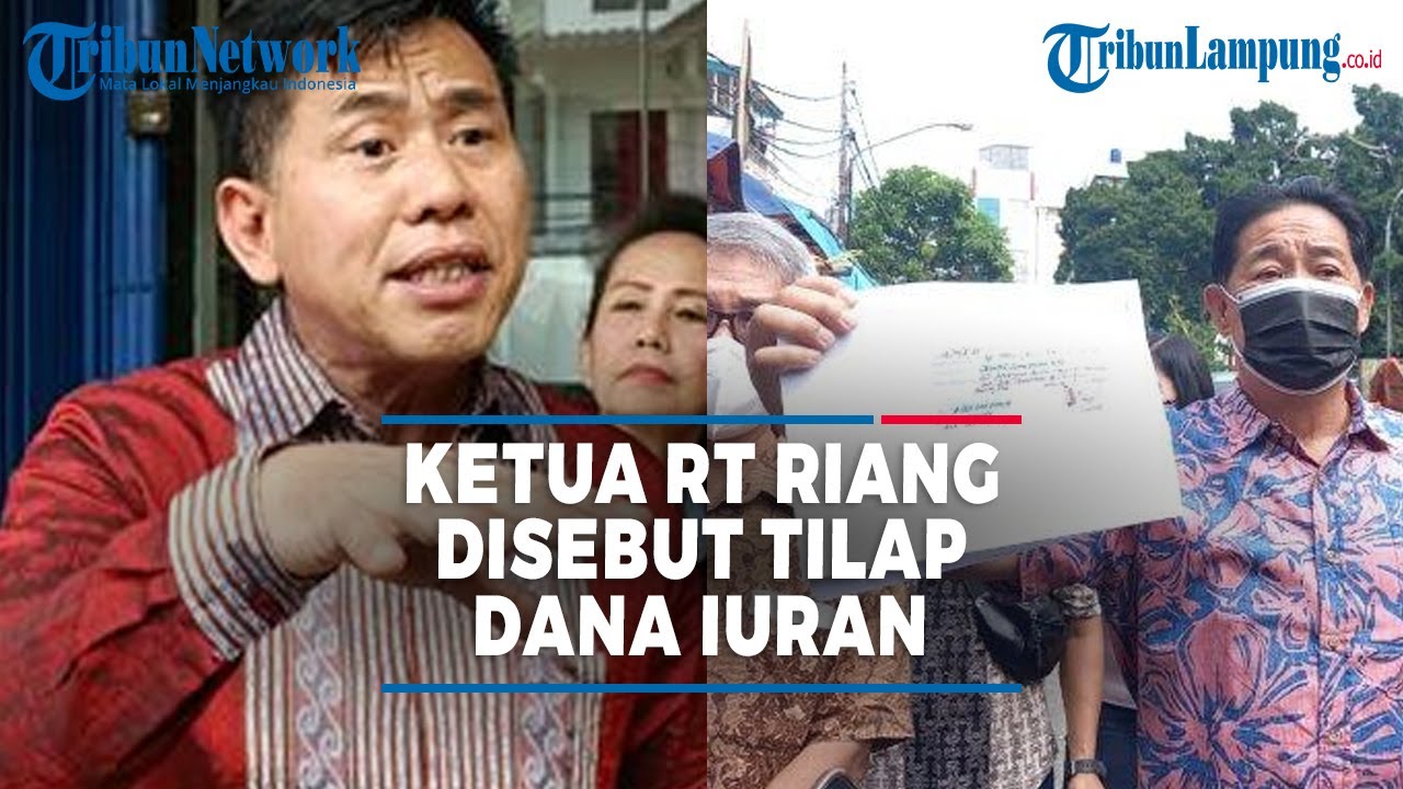 KETUA RT RIANG DISEBUT TILAP DANA IURAN PEMILIK RUKO PLUIT RP 394 JUTA ...