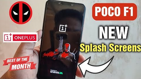 OnePlus Splash Screen For Poco F1