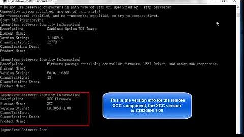 LXCE onecli how to remote update