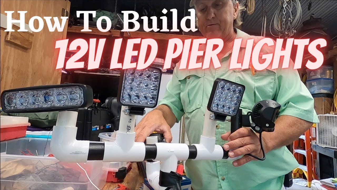 How To Build 12v LED Fishing Lights - Cheap !!!! 