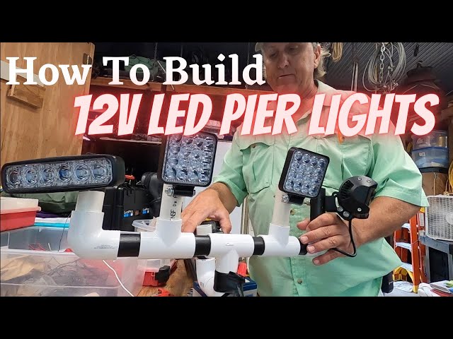 How To Build 12v LED Fishing Lights - Cheap !!!! 