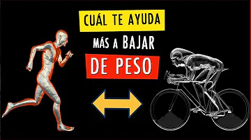 ¿Qué es mejor correr o ir en bicicleta?