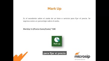 13  Mark Up y Margen de utilidad en Microsip