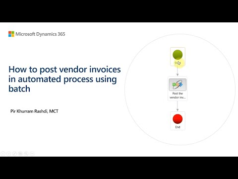 How to post vendor invoices in batch in D365 Finance