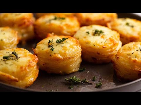 Mini Potato Dauphinoise (Gratin Stacks)