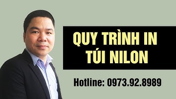 Cách In Túi Bóng, In Túi Ni Lông bằng phương pháp In Lụa