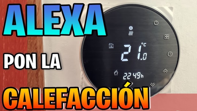 Termostato WiFi MOES para Losa Radiante de Caldera de Agua o Gas en Tienda  Volar