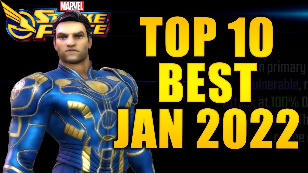 Top 10 Best Characters  Marvel Strike Force 