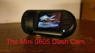 Mini 0805 Dash Cam Unboxing and Review