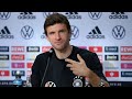 Thomas Müller in der DFB-Pressekonferenz