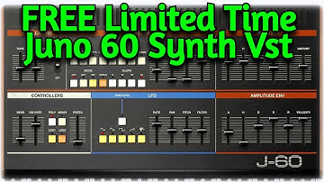 Limited Time FREE Roland Juno 60 Synth VST Emulation by IK Multimedia - Syntronik - Install & Demo