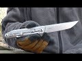 Нож Sanrenmu 1161 обзор и тесты. Стильный флиппер с подшипниками. Сравнение с Ruike