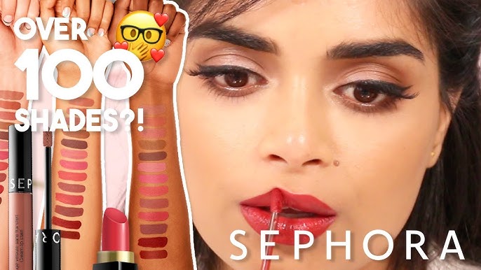 Sephora Cream Lip Stain Review + Swatches, 7 Shades