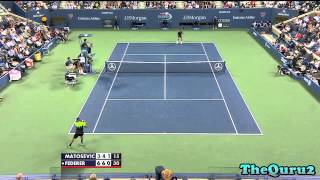 US OPEN 2014 R1 Roger Federer vs Marinko Matosevic